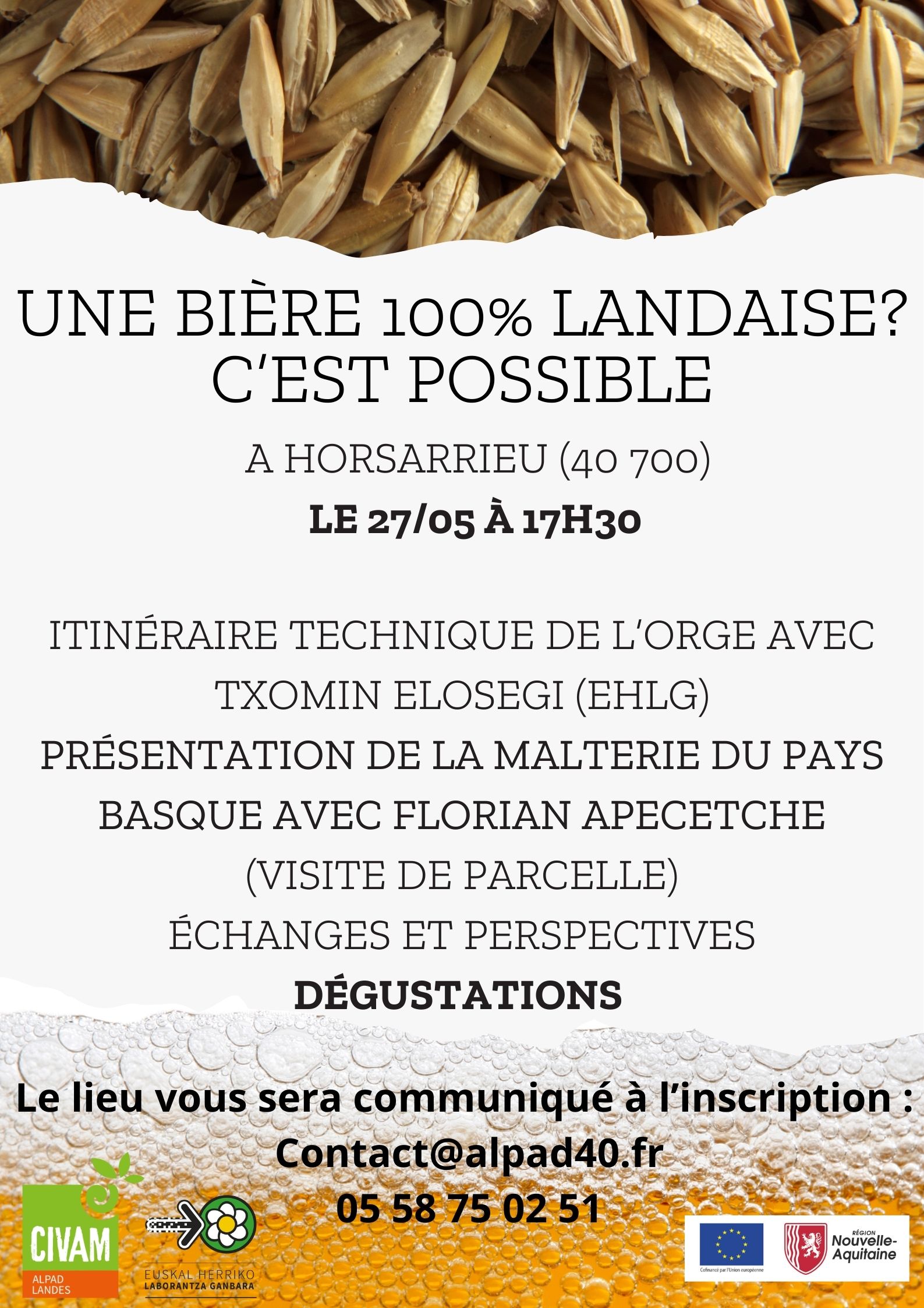 Journée bière 100 landaise