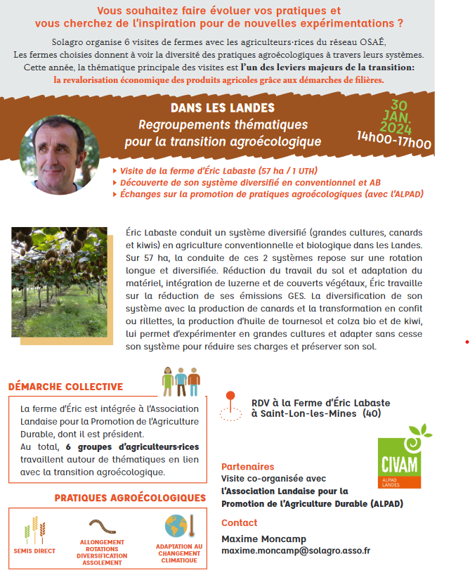 visite ferme éric
